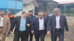بازدید بازرس کل استان گیلان از شرکت کود آلی شهرستان رشت
